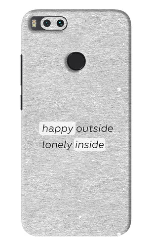 Happy Outside Lonely Inside Xiaomi Redmi Mi A1 Back Skin Wrap