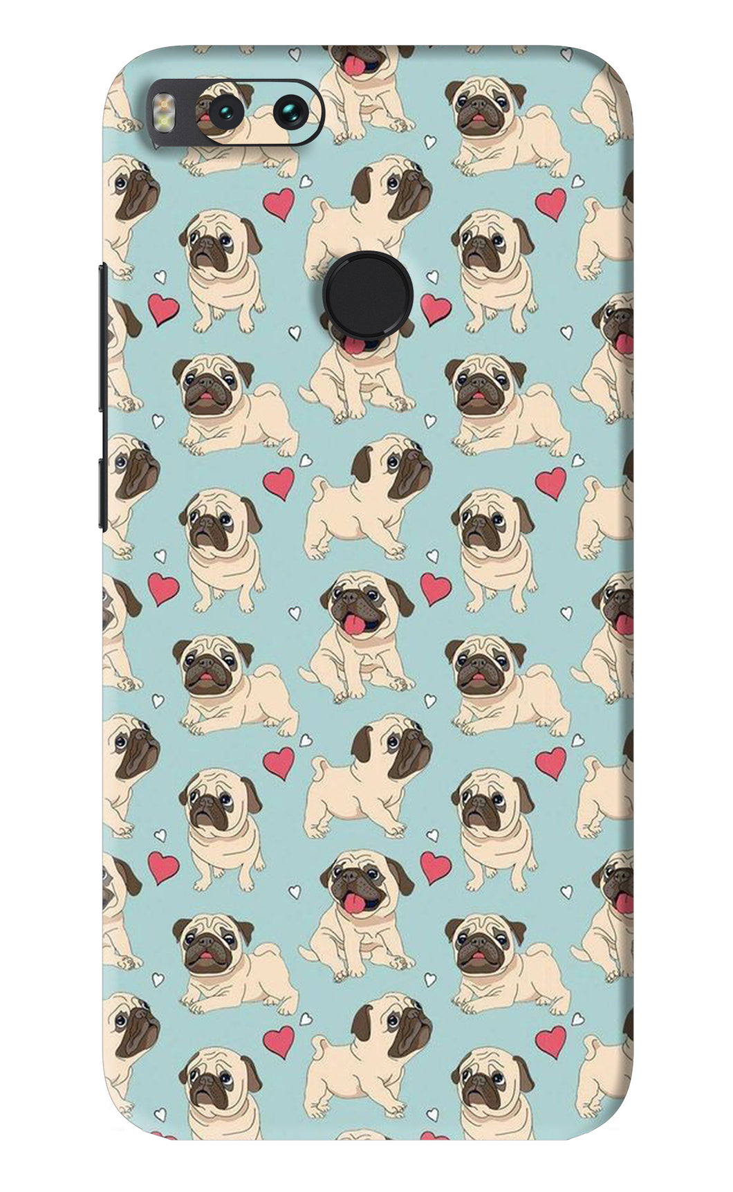 Pug Dog Xiaomi Redmi Mi A1 Back Skin Wrap