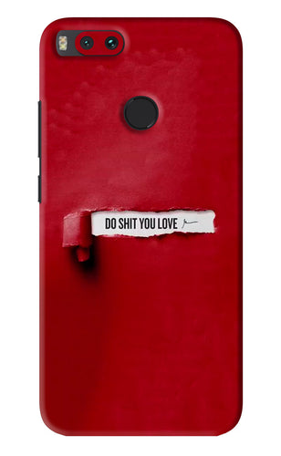 Do Shit You Love Xiaomi Redmi Mi A1 Back Skin Wrap