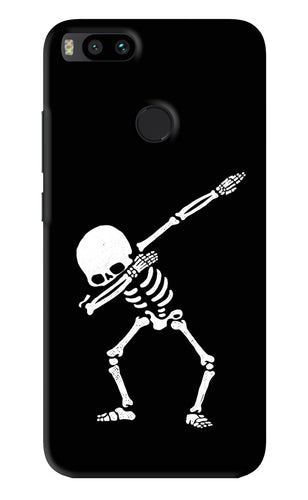 Dabbing Skeleton Art Xiaomi Redmi Mi A1 Back Skin Wrap