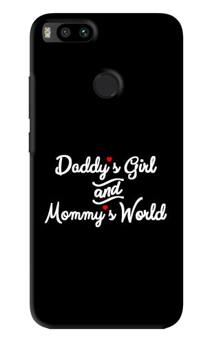 Daddy's Girl and Mommy's World Xiaomi Redmi Mi A1 Back Skin Wrap