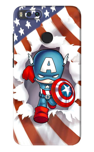 Captain America Xiaomi Redmi Mi A1 Back Skin Wrap