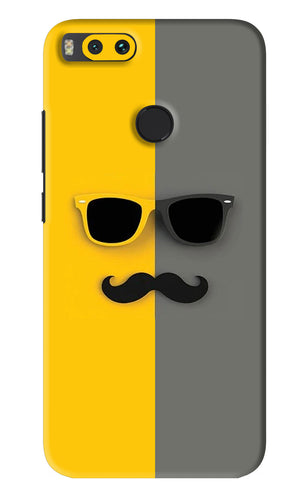 Sunglasses with Mustache Xiaomi Redmi Mi A1 Back Skin Wrap