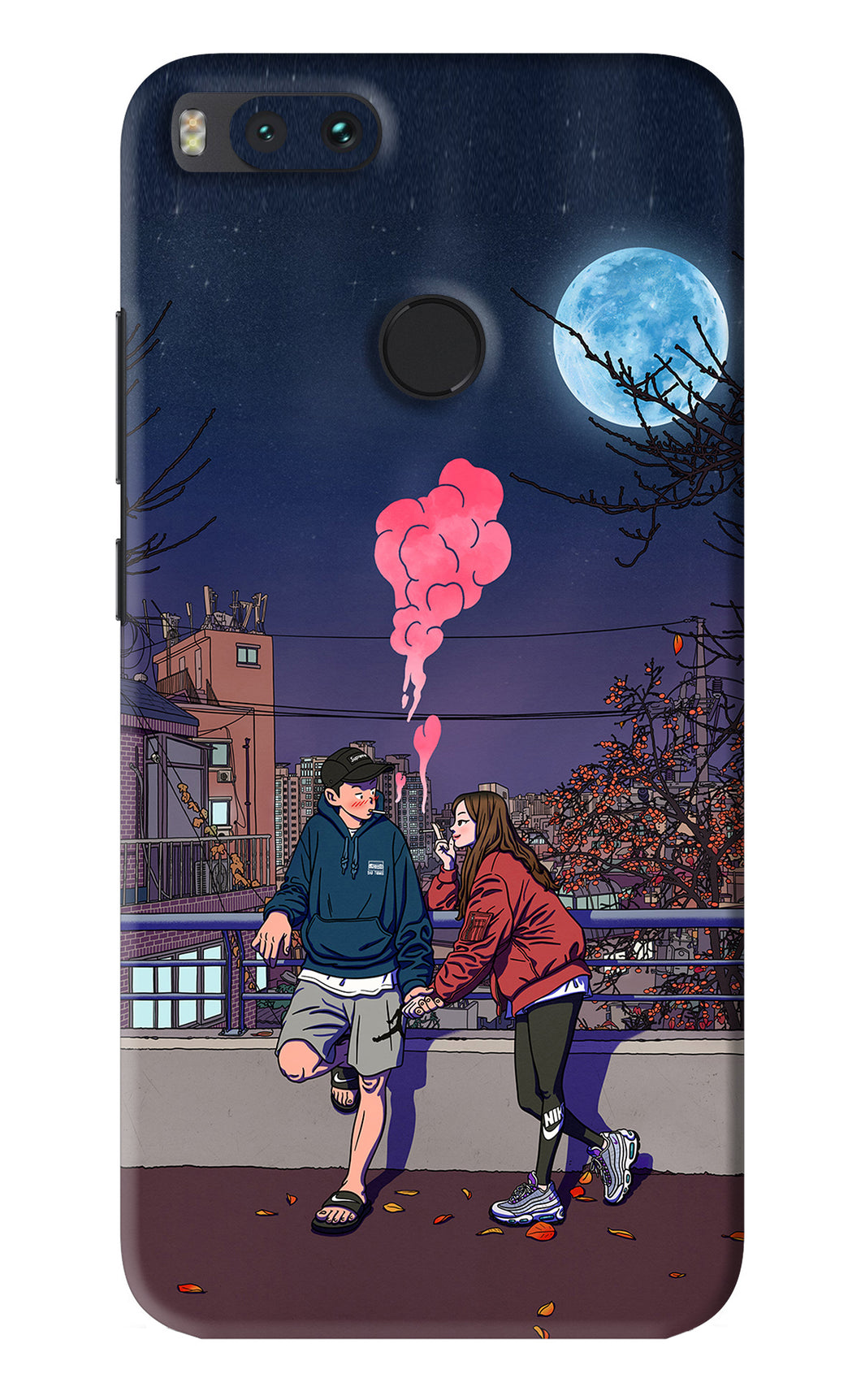 Chilling Couple Xiaomi Redmi Mi A1 Back Skin Wrap