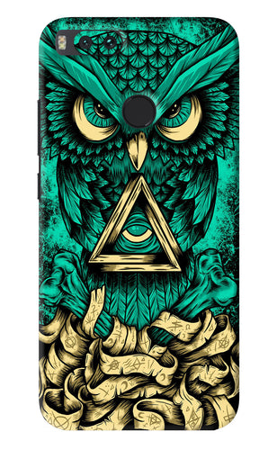 Green Owl Xiaomi Redmi Mi A1 Back Skin Wrap