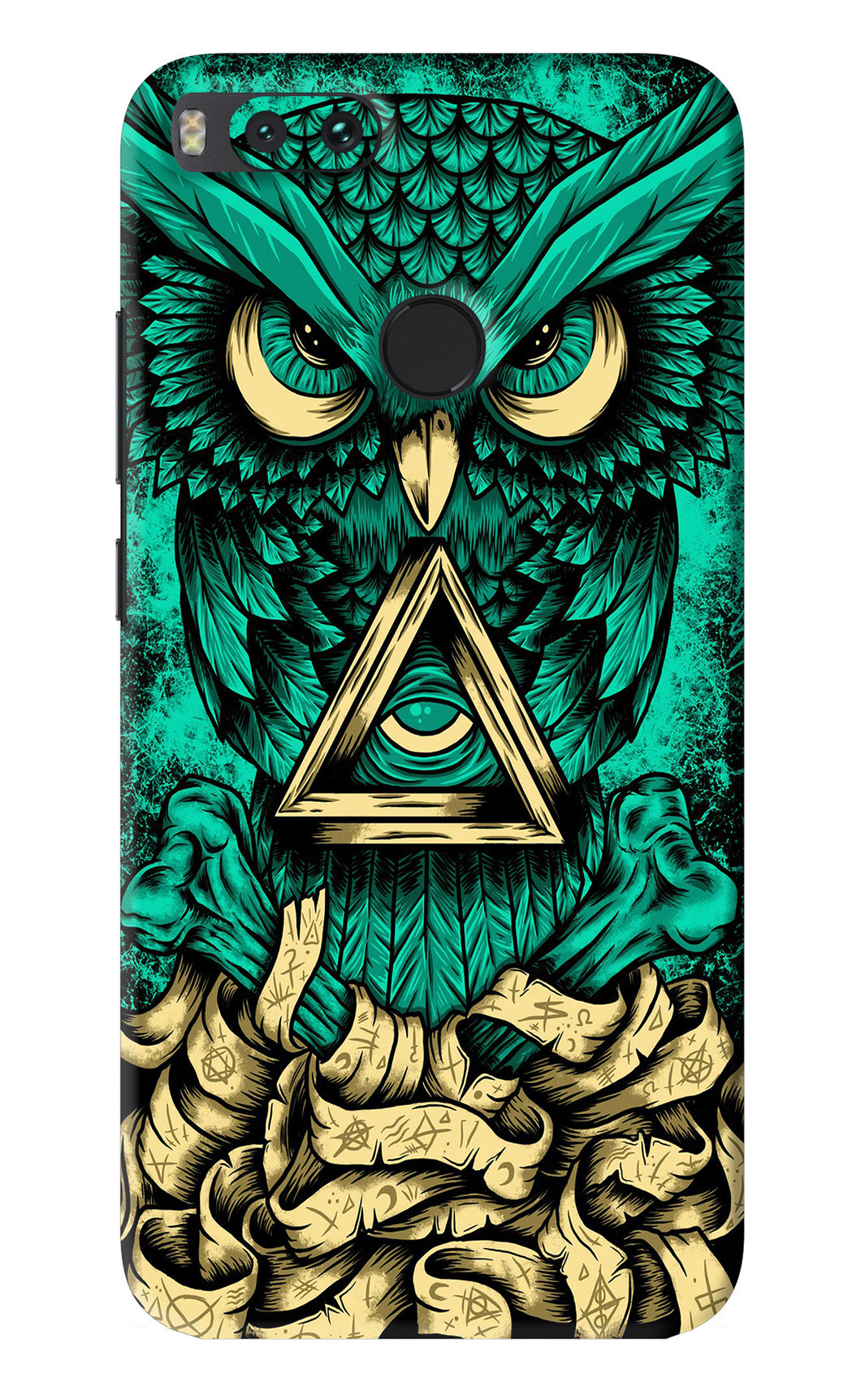 Green Owl Xiaomi Redmi Mi A1 Back Skin Wrap