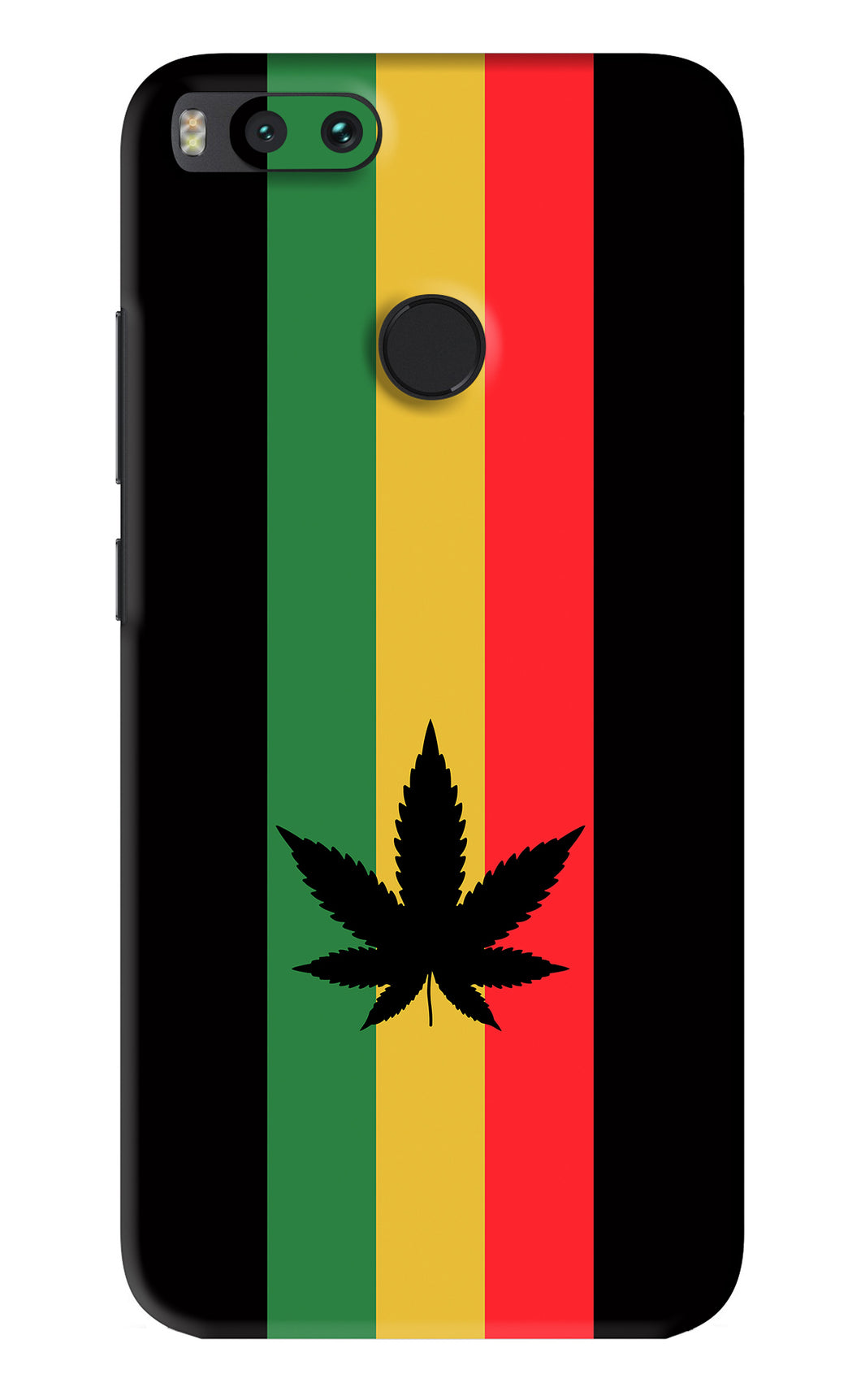 Weed Flag Xiaomi Redmi Mi A1 Back Skin Wrap
