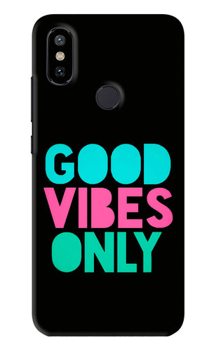Quote Good Vibes Only Xiaomi Redmi Mi A2 Back Skin Wrap