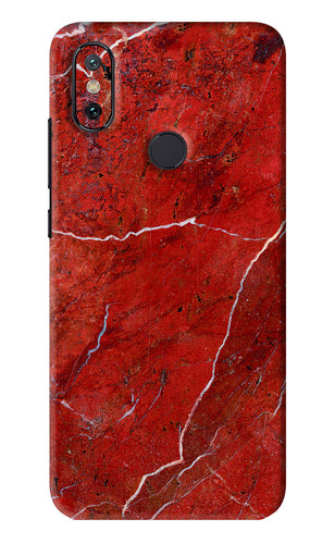 Red Marble Design Xiaomi Redmi Mi A2 Back Skin Wrap