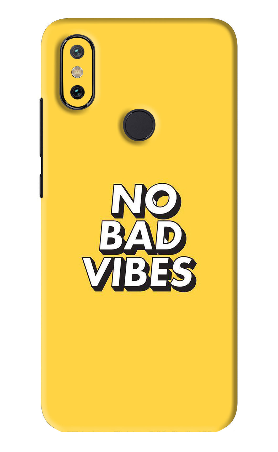 No Bad Vibes Xiaomi Redmi Mi A2 Back Skin Wrap