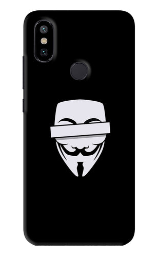 Anonymous Face Xiaomi Redmi Mi A2 Back Skin Wrap