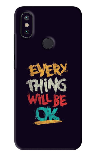 Everything Will Be Ok Xiaomi Redmi Mi A2 Back Skin Wrap