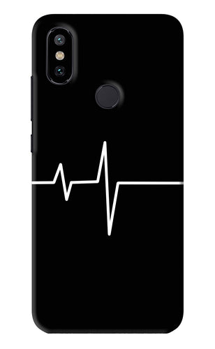 Heart Beats Xiaomi Redmi Mi A2 Back Skin Wrap