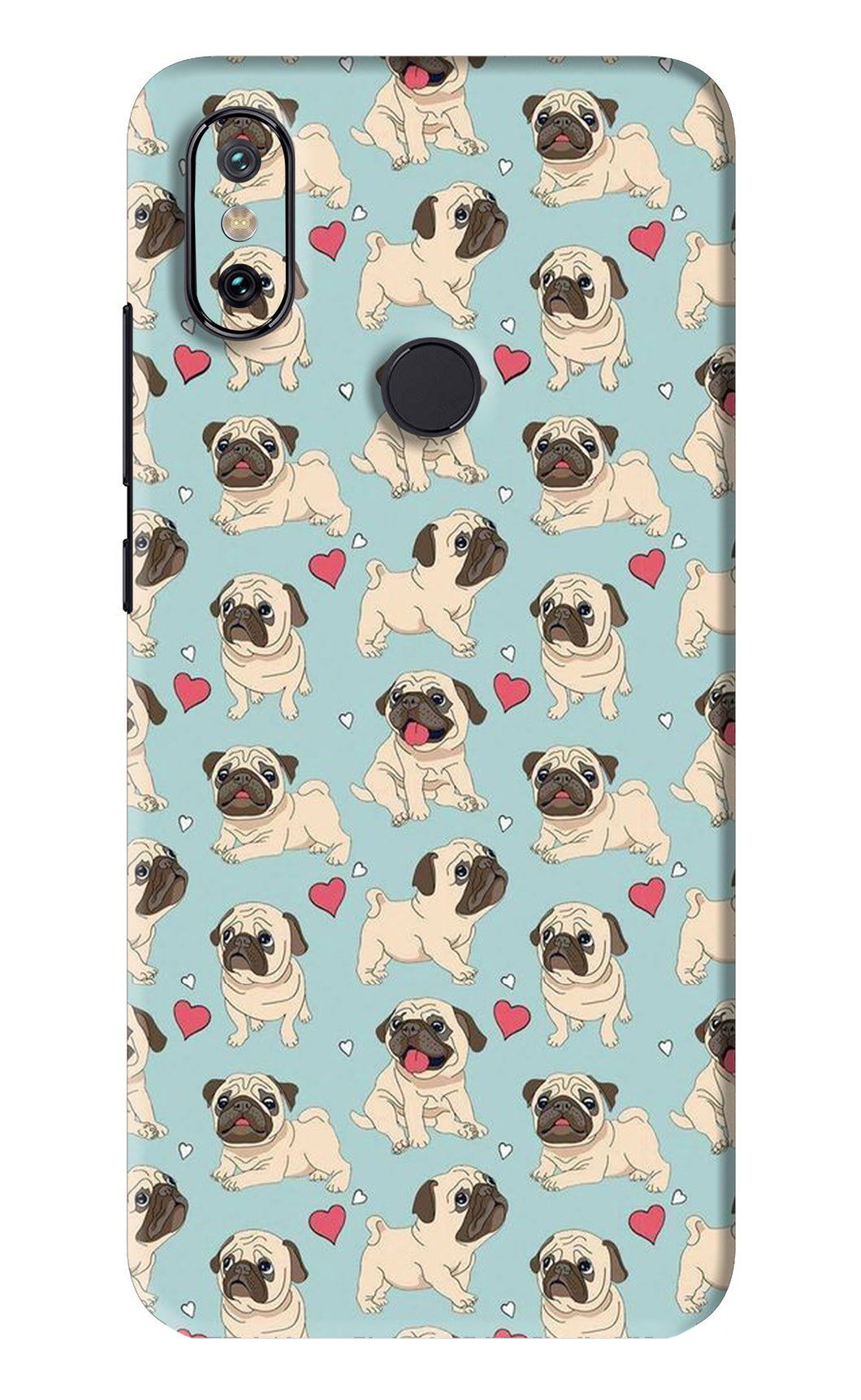 Pug Dog Xiaomi Redmi Mi A2 Back Skin Wrap