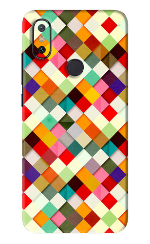 Geometric Abstract Colorful Xiaomi Redmi Mi A2 Back Skin Wrap