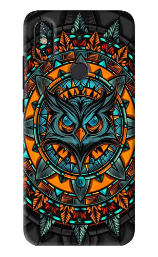 Angry Owl Art Xiaomi Redmi Mi A2 Back Skin Wrap