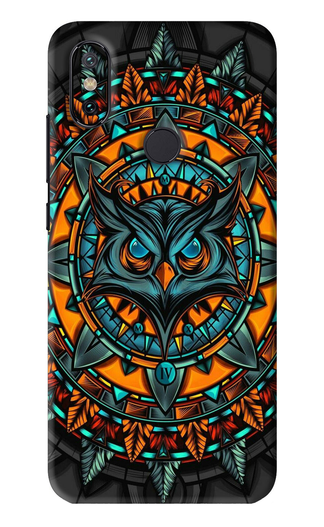 Angry Owl Art Xiaomi Redmi Mi A2 Back Skin Wrap