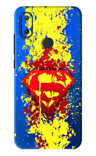 Superman logo Xiaomi Redmi Mi A2 Back Skin Wrap