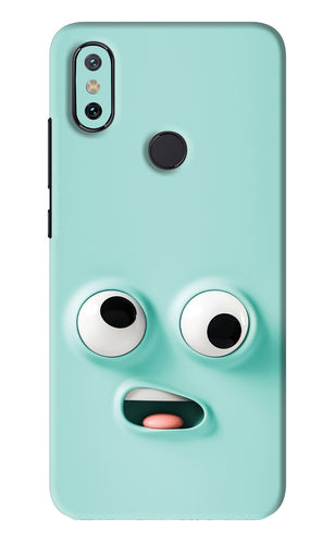 Silly Face Cartoon Xiaomi Redmi Mi A2 Back Skin Wrap