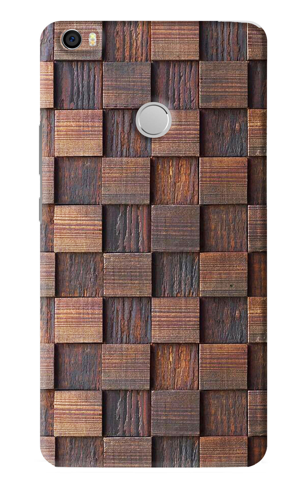 Wooden Cube Design Xiaomi Redmi Mi Max Back Skin Wrap