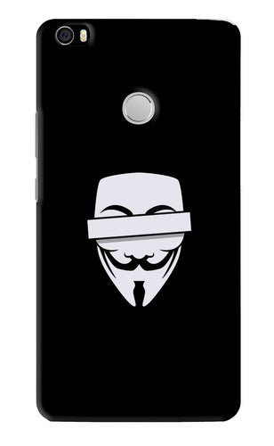 Anonymous Face Xiaomi Redmi Mi Max Back Skin Wrap