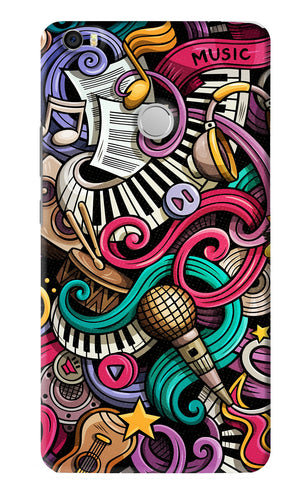 Music Abstract Xiaomi Redmi Mi Max Back Skin Wrap