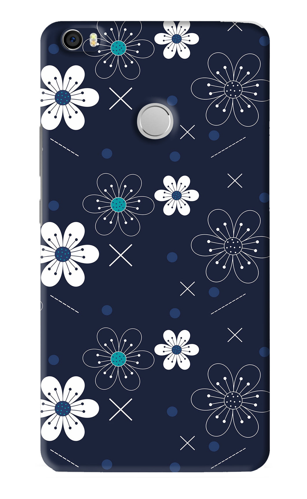 Flowers 4 Xiaomi Redmi Mi Max Back Skin Wrap