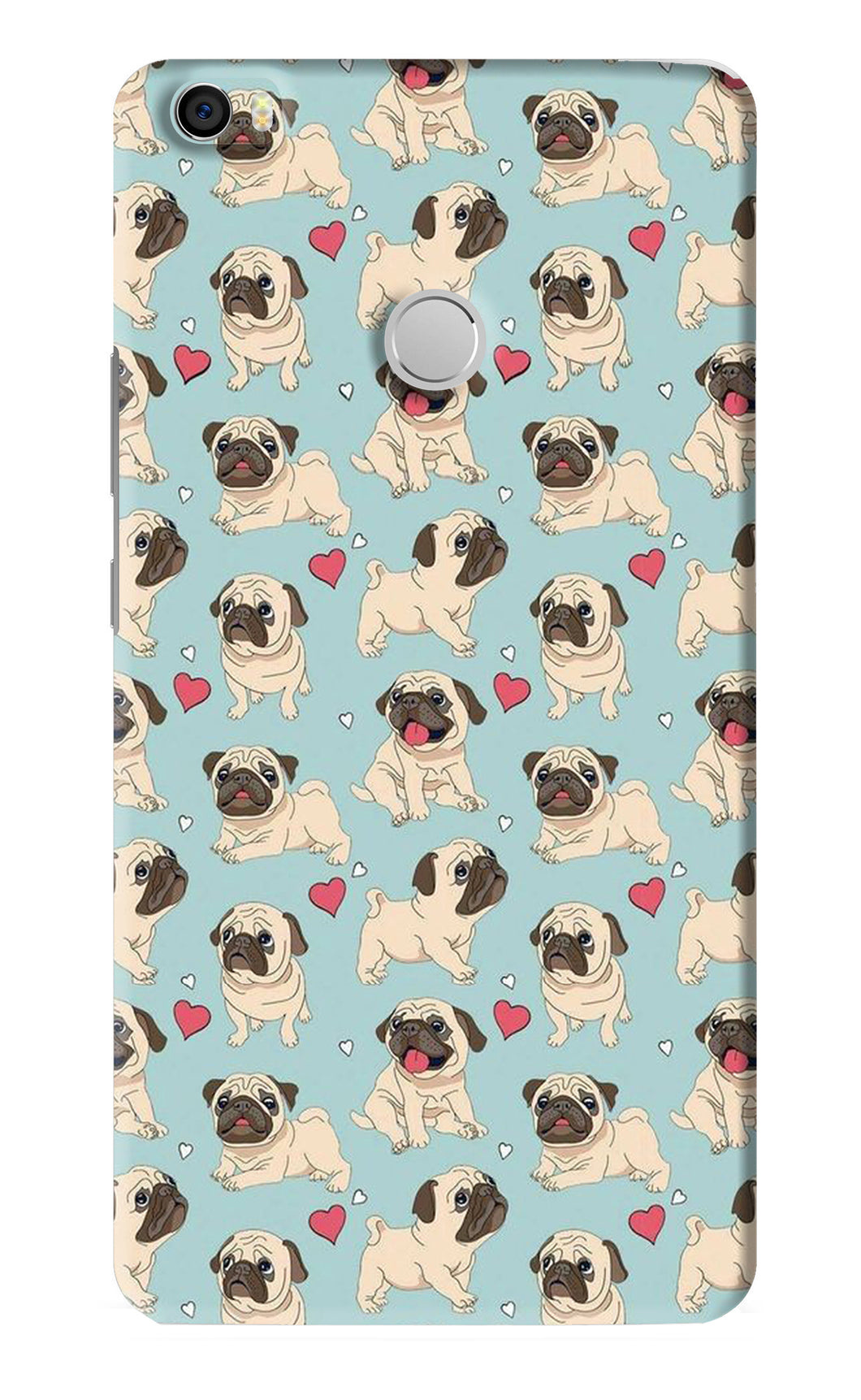 Pug Dog Xiaomi Redmi Mi Max Back Skin Wrap