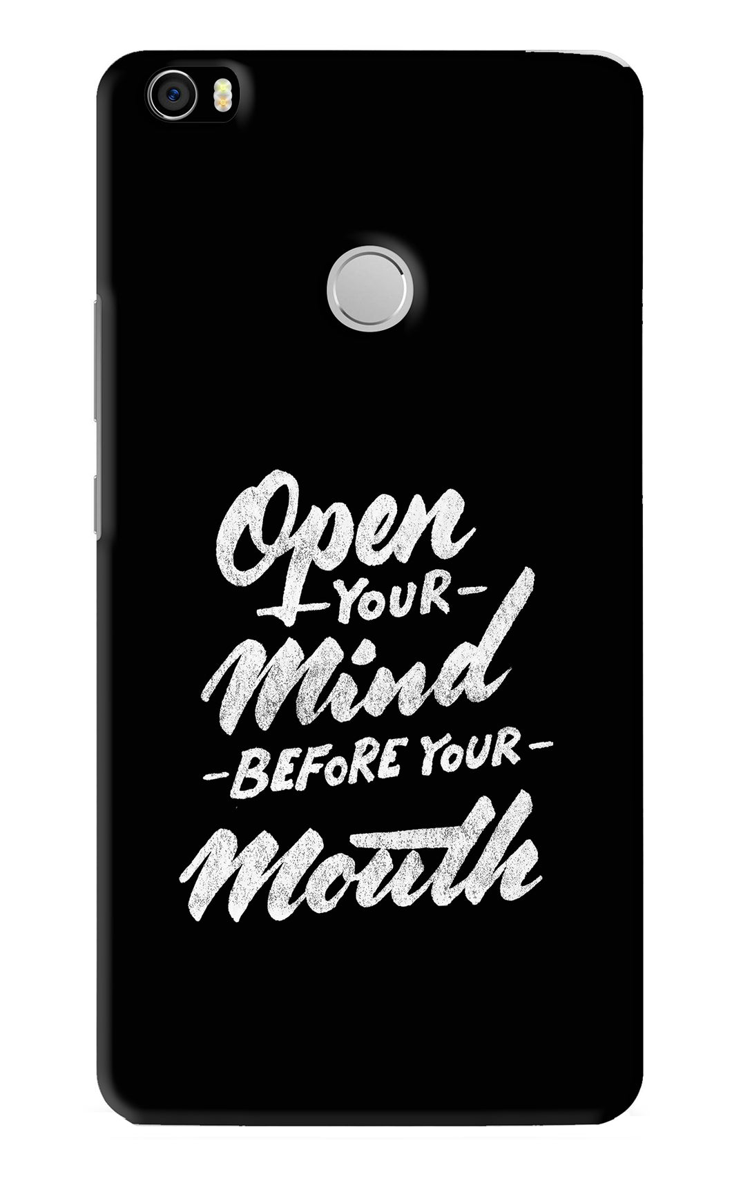 Open Your Mind Before Your Mouth Xiaomi Redmi Mi Max Back Skin Wrap