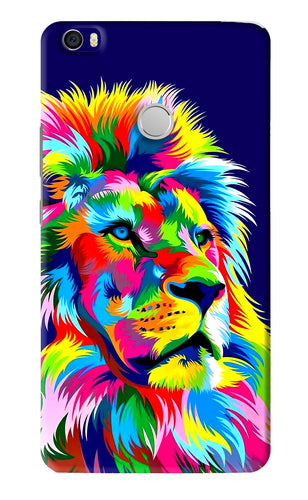 Vector Art Lion Xiaomi Redmi Mi Max Back Skin Wrap