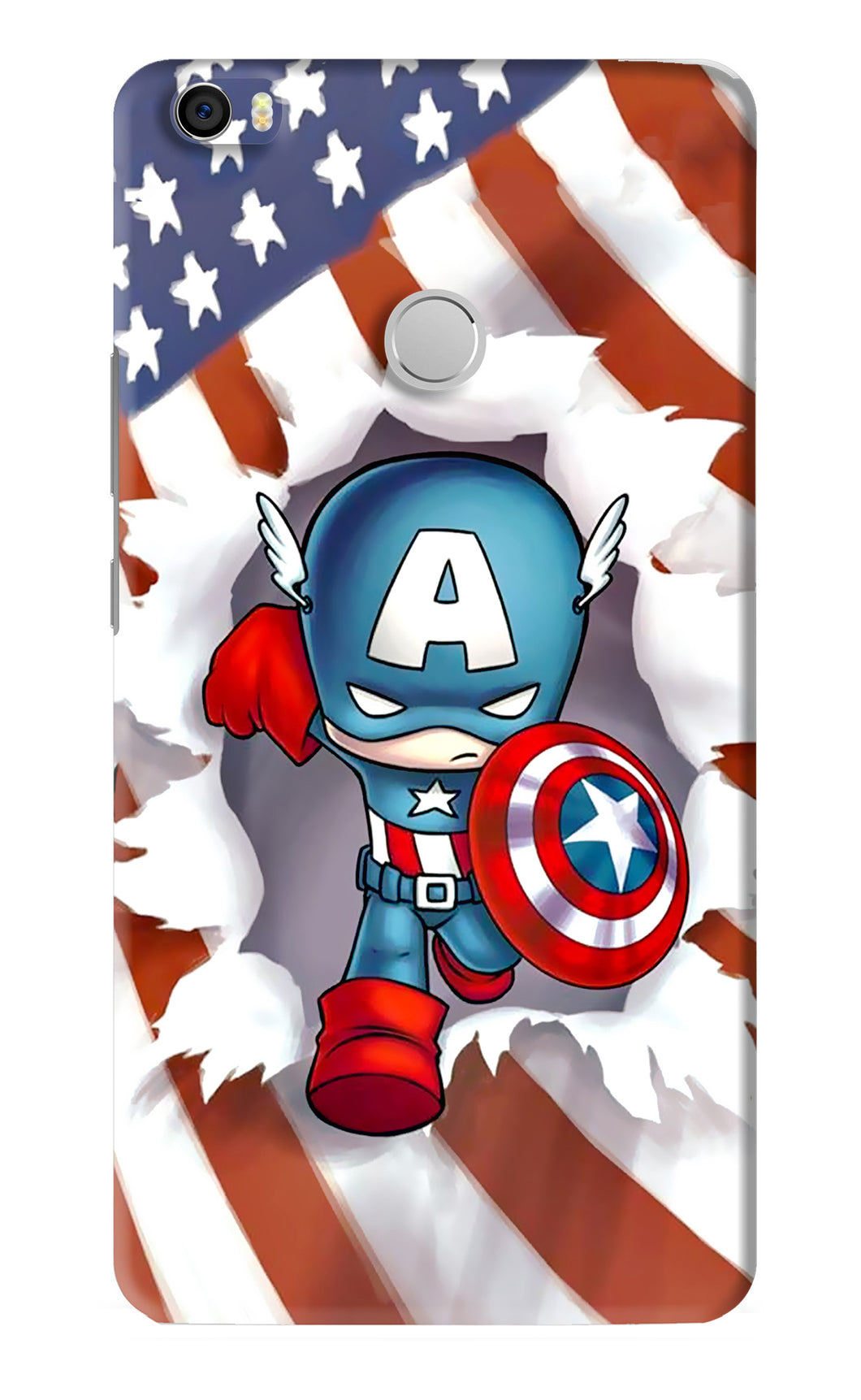 Captain America Xiaomi Redmi Mi Max Back Skin Wrap