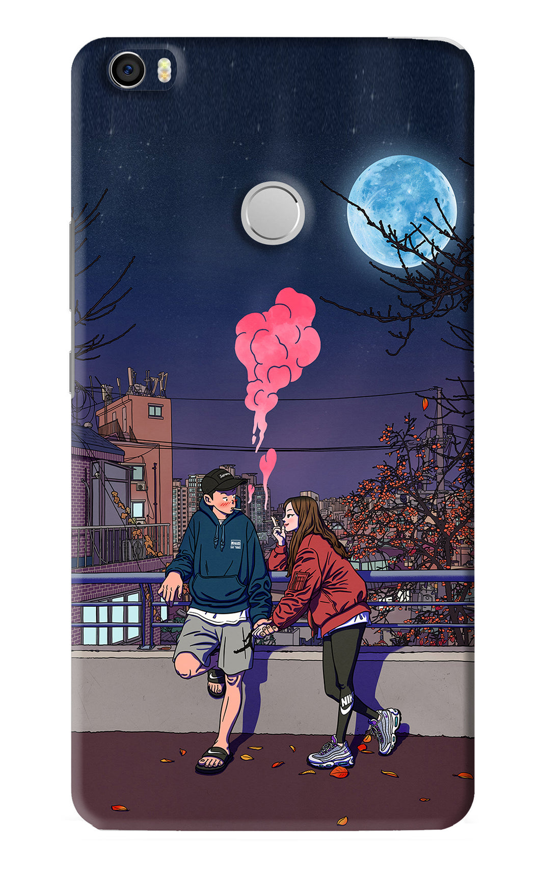 Chilling Couple Xiaomi Redmi Mi Max Back Skin Wrap