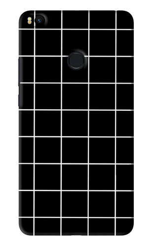 White Grid Xiaomi Redmi Mi Max 2 Back Skin Wrap
