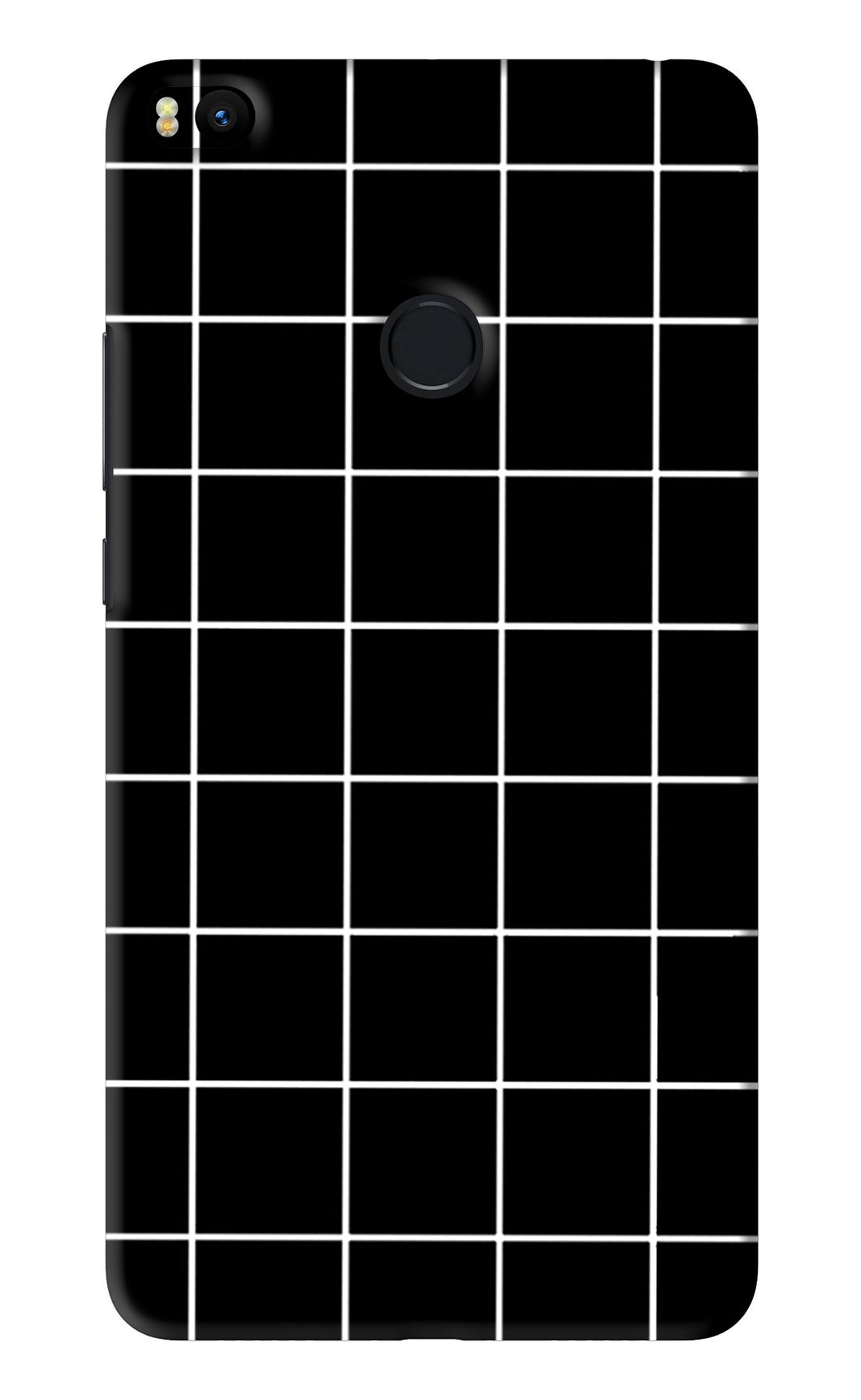 White Grid Xiaomi Redmi Mi Max 2 Back Skin Wrap
