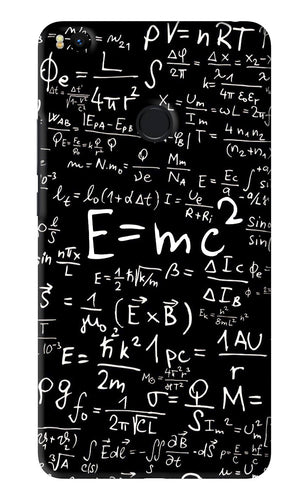 Physics Albert Einstein Formula Xiaomi Redmi Mi Max 2 Back Skin Wrap