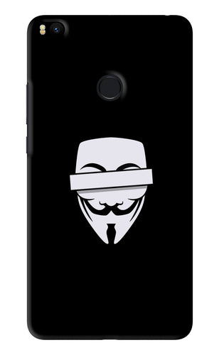 Anonymous Face Xiaomi Redmi Mi Max 2 Back Skin Wrap