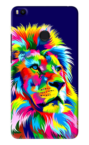Vector Art Lion Xiaomi Redmi Mi Max 2 Back Skin Wrap