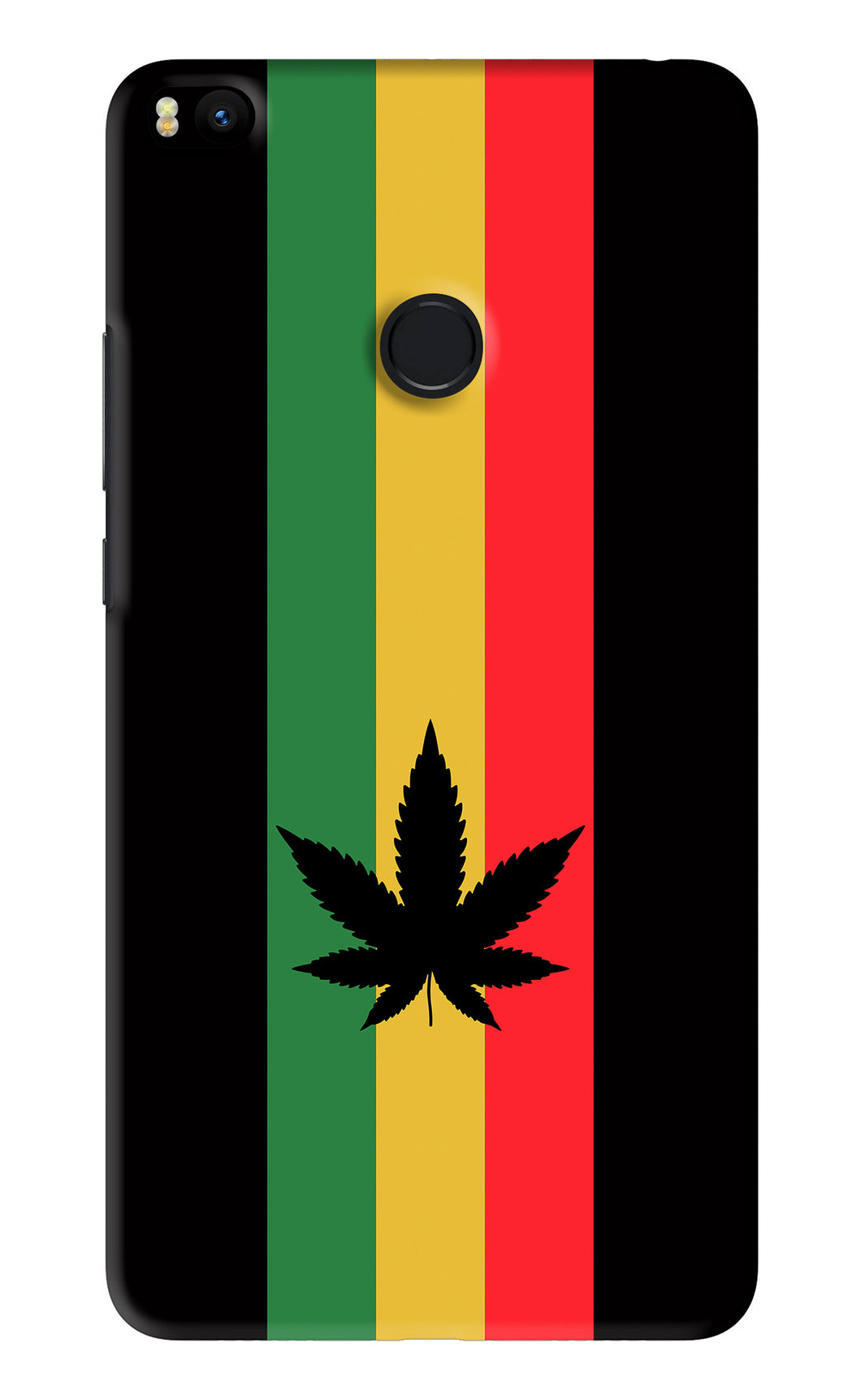 Weed Flag Xiaomi Redmi Mi Max 2 Back Skin Wrap