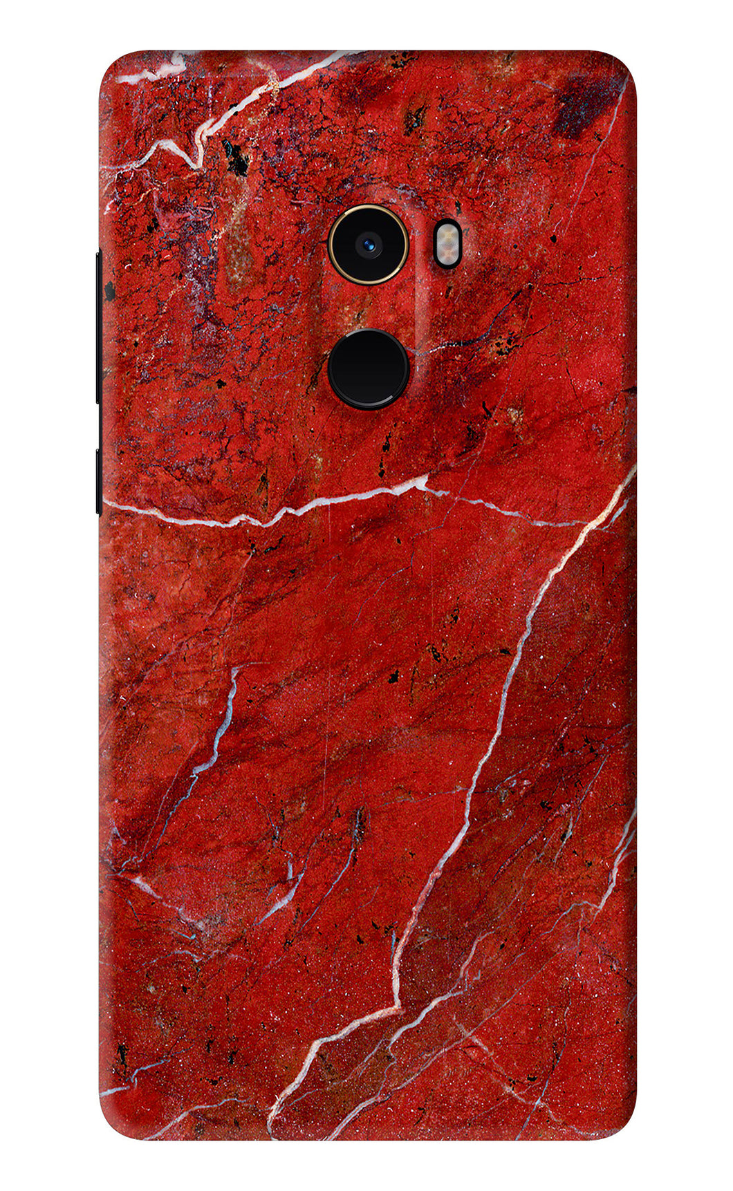 Red Marble Design Xiaomi Redmi Mi Mix 2 Back Skin Wrap
