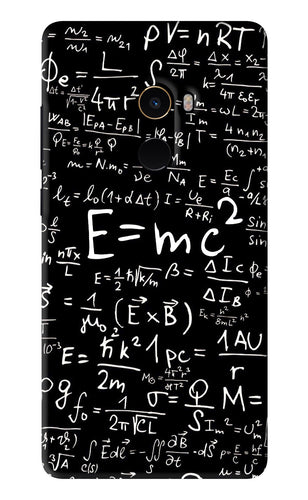 Physics Albert Einstein Formula Xiaomi Redmi Mi Mix 2 Back Skin Wrap