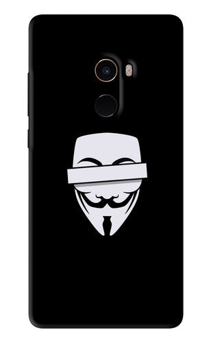Anonymous Face Xiaomi Redmi Mi Mix 2 Back Skin Wrap