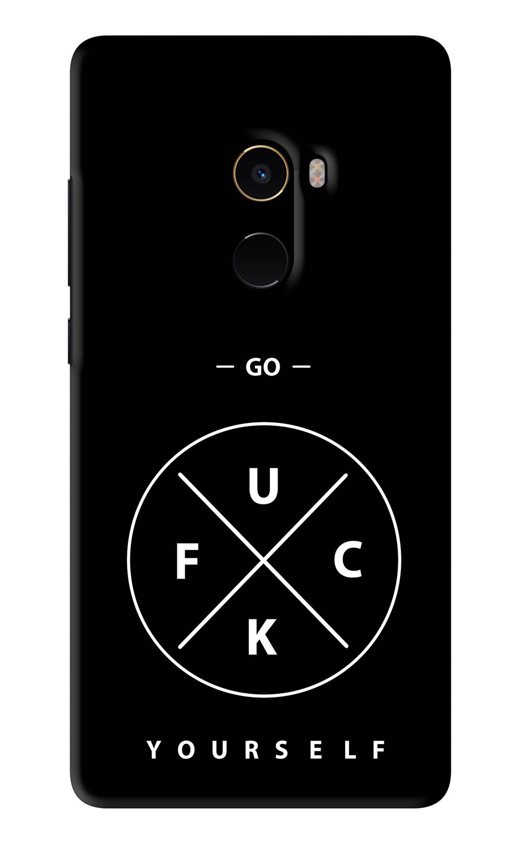 Go Fuck Yourself Xiaomi Redmi Mi Mix 2 Back Skin Wrap