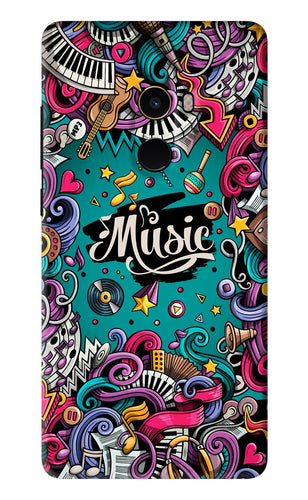 Music Graffiti Xiaomi Redmi Mi Mix 2 Back Skin Wrap