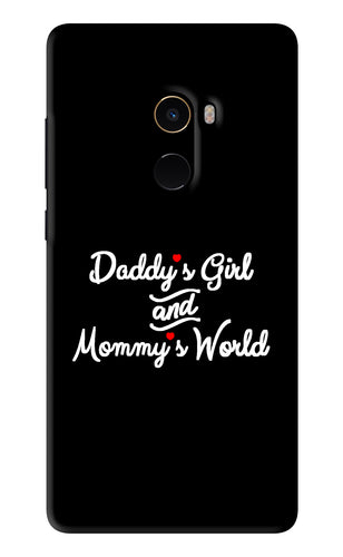 Daddy's Girl and Mommy's World Xiaomi Redmi Mi Mix 2 Back Skin Wrap