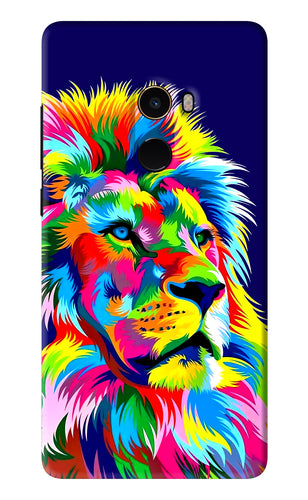 Vector Art Lion Xiaomi Redmi Mi Mix 2 Back Skin Wrap