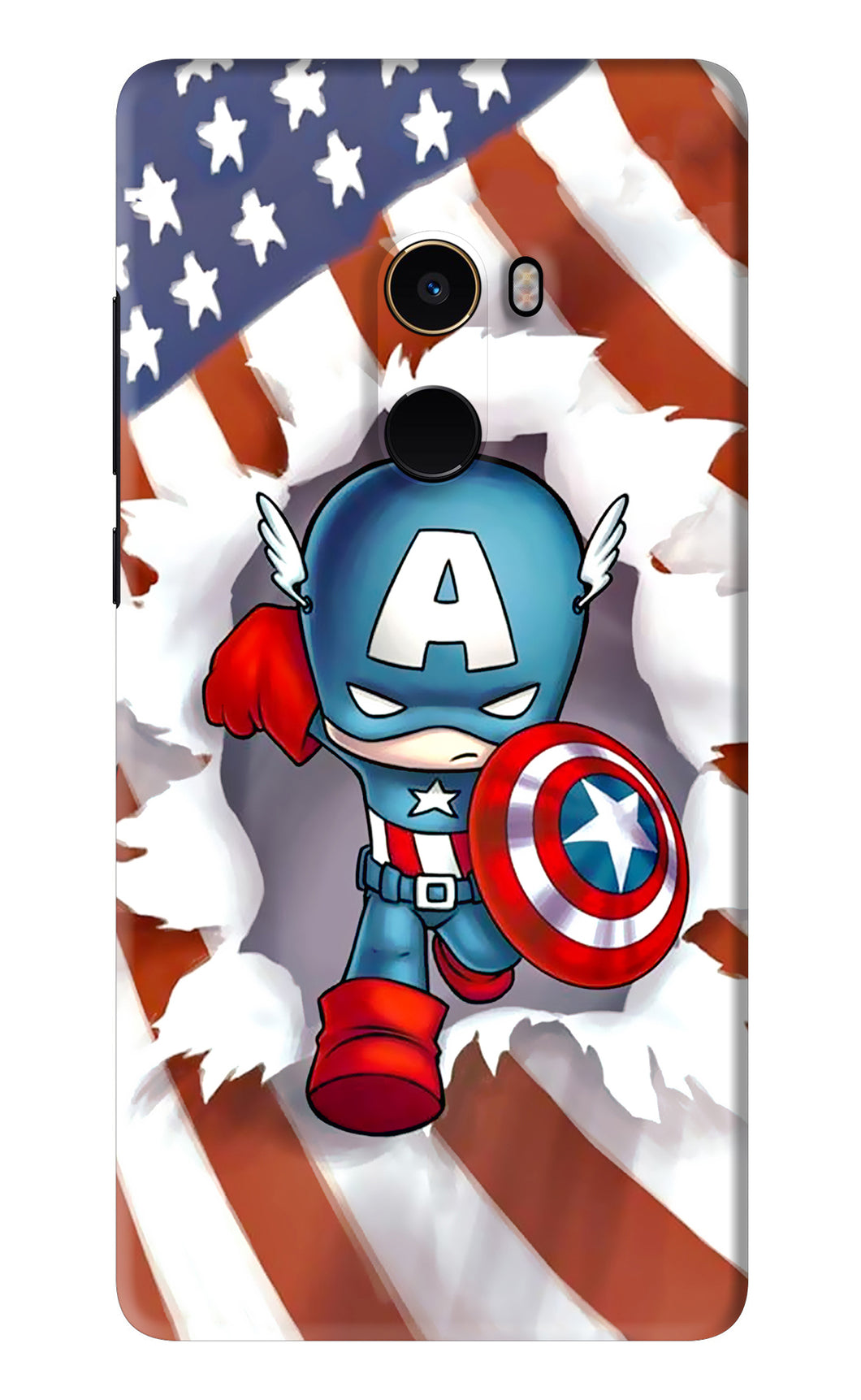 Captain America Xiaomi Redmi Mi Mix 2 Back Skin Wrap