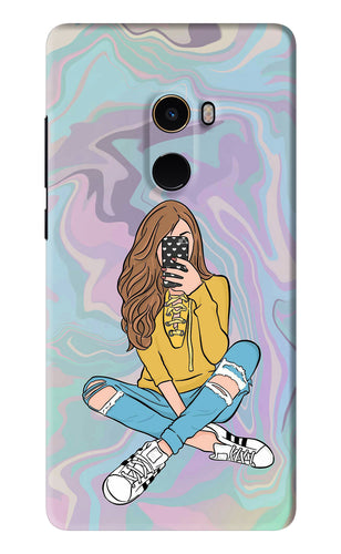 Selfie Girl Xiaomi Redmi Mi Mix 2 Back Skin Wrap