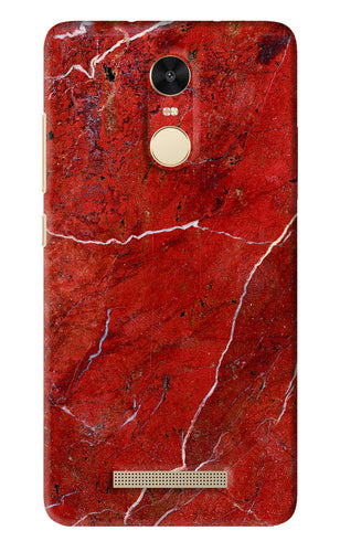 Red Marble Design Xiaomi Redmi Note 3 Back Skin Wrap