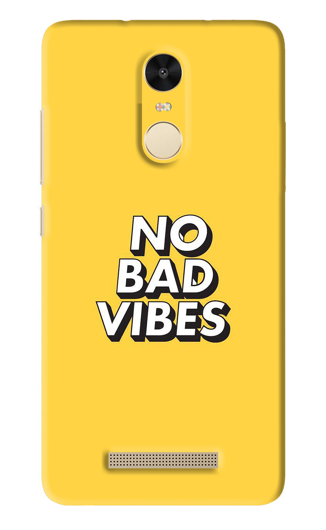 No Bad Vibes Xiaomi Redmi Note 3 Back Skin Wrap