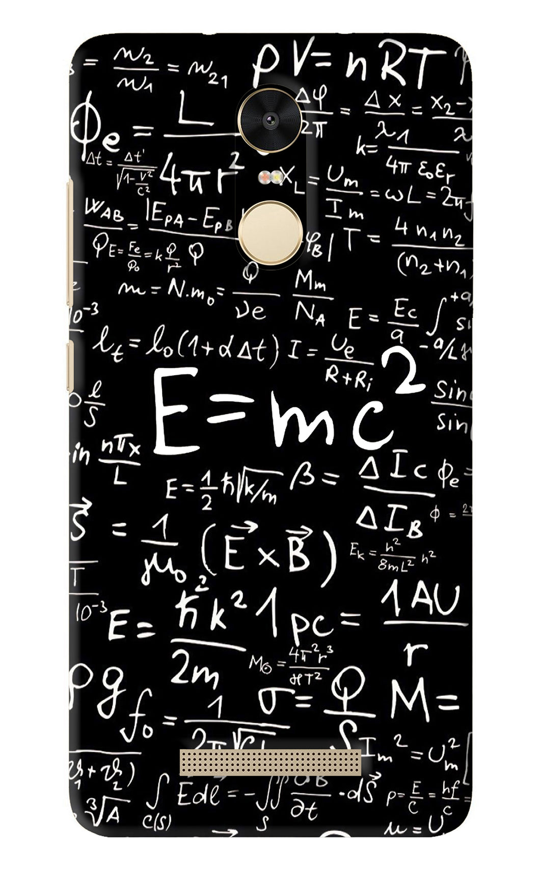 Physics Albert Einstein Formula Xiaomi Redmi Note 3 Back Skin Wrap